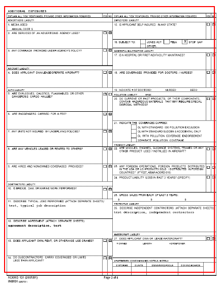 Graphic: FM 131 2.5 Additional Exposures