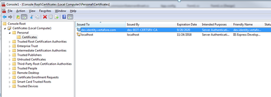 Copy And Configure The SSL Certificate Thumbprint