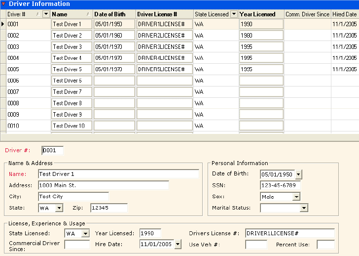 Graphic: RM 127.1 Driver Information