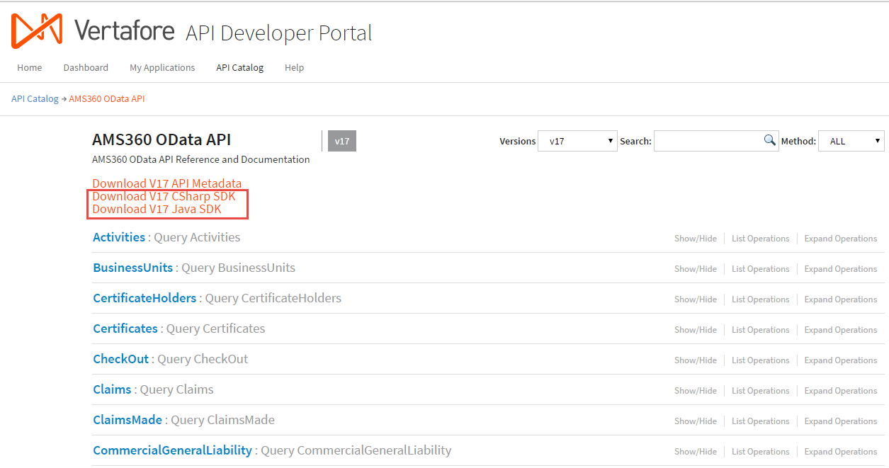 Developer Portal - SDK